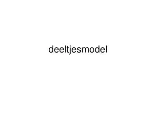 deeltjesmodel