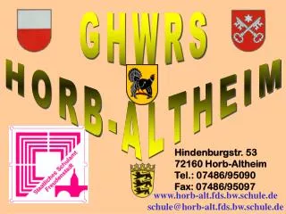 GHWRS HORB-ALTHEIM