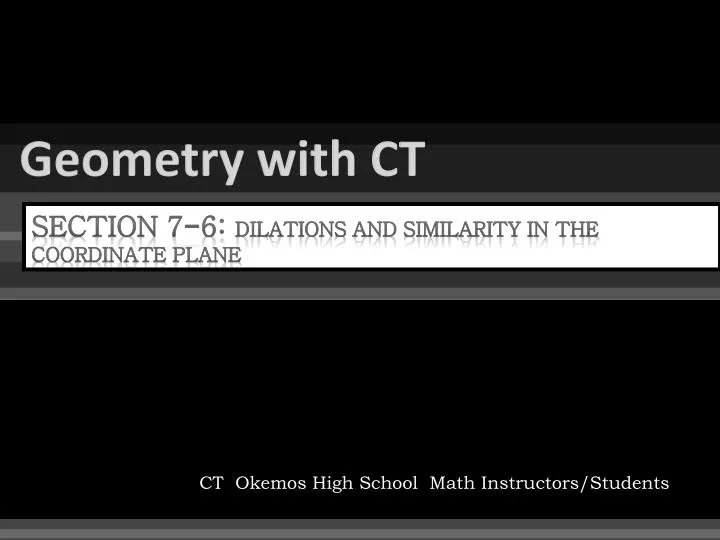 geometry with ct