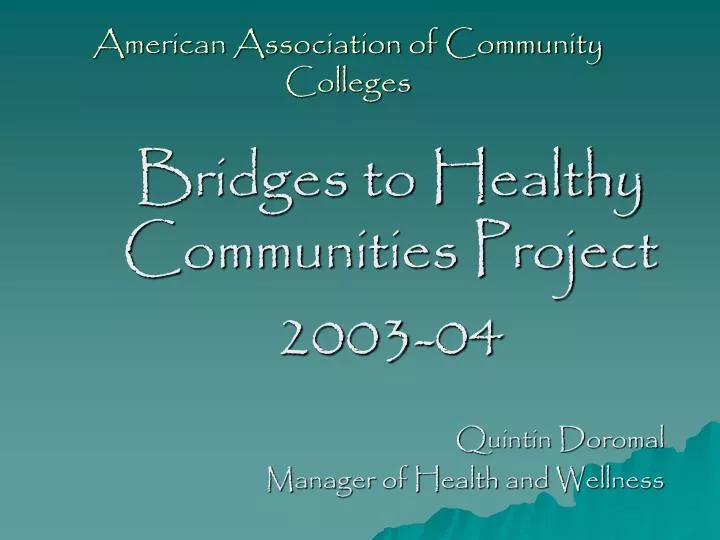 american association of community colleges
