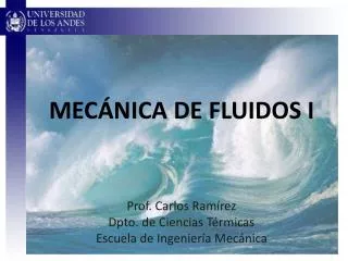 mec nica de fluidos i