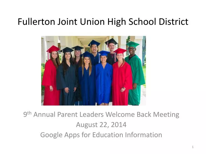 fullerton joint union high school district