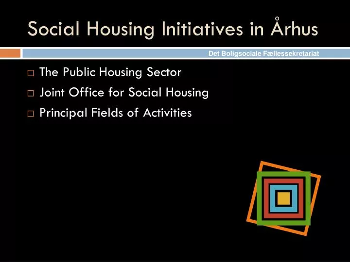 social housing initiatives in rhus