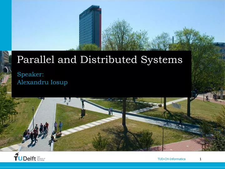 parallel and distributed systems