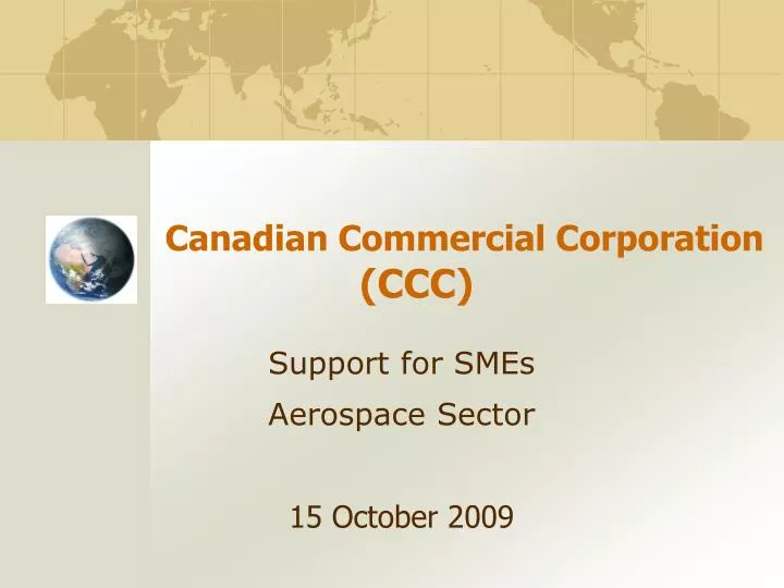 canadian commercial corporation ccc