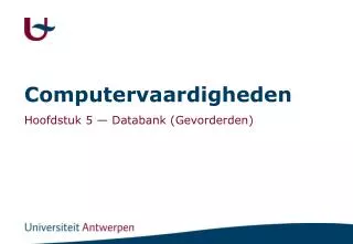 computervaardigheden
