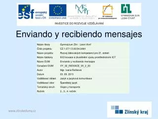 enviando y recibiendo mensajes