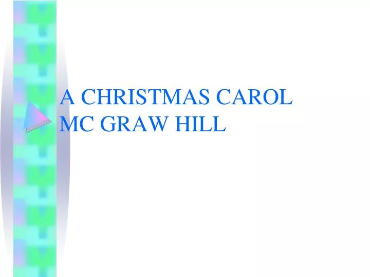 a christmas carol mc graw hill