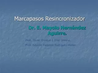 marcapasos resincronizador