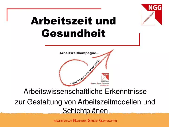 arbeitszeit und gesundheit