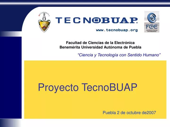 proyecto tecnobuap