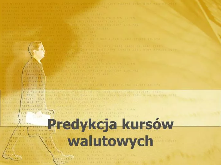 predykcja kurs w walutowych