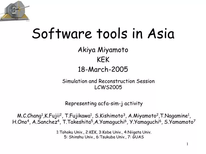 software tools in asia