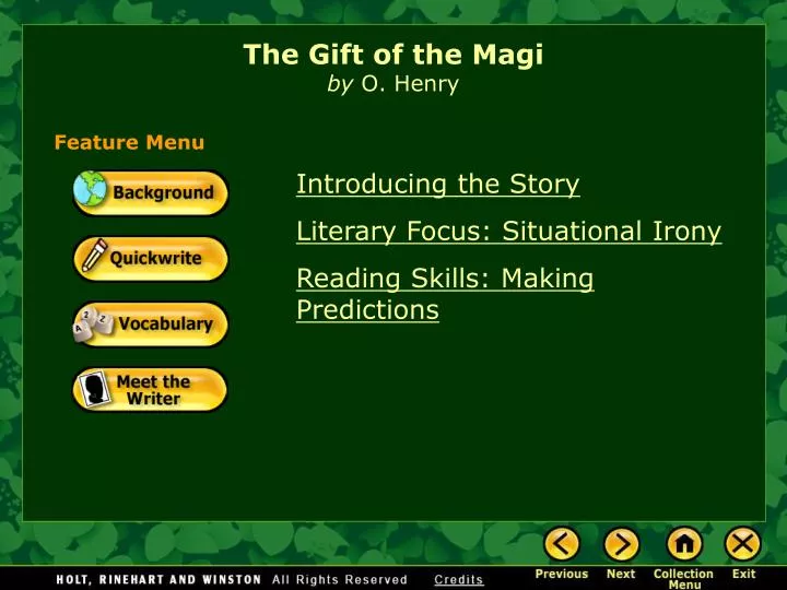the gift of the magi by o henry