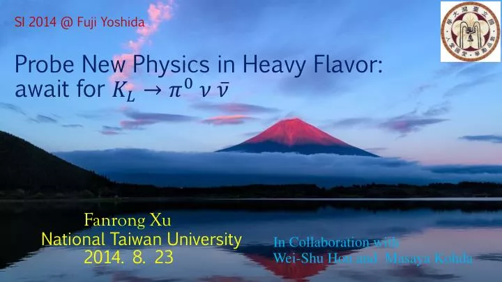 probe new physics in heavy flavor await for