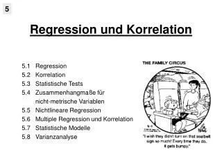 regression und korrelation