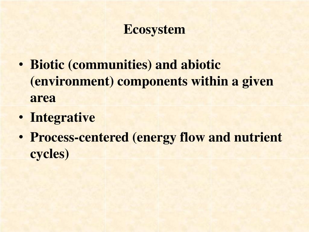 PPT - Ecosystem PowerPoint Presentation, free download - ID:3869868