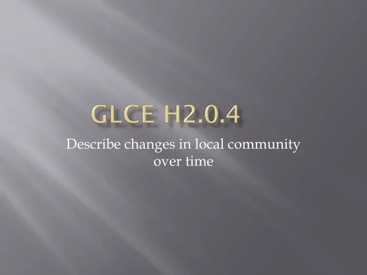 glce h2 0 4