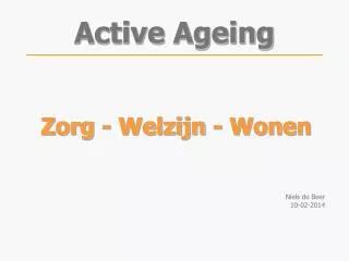 active ageing