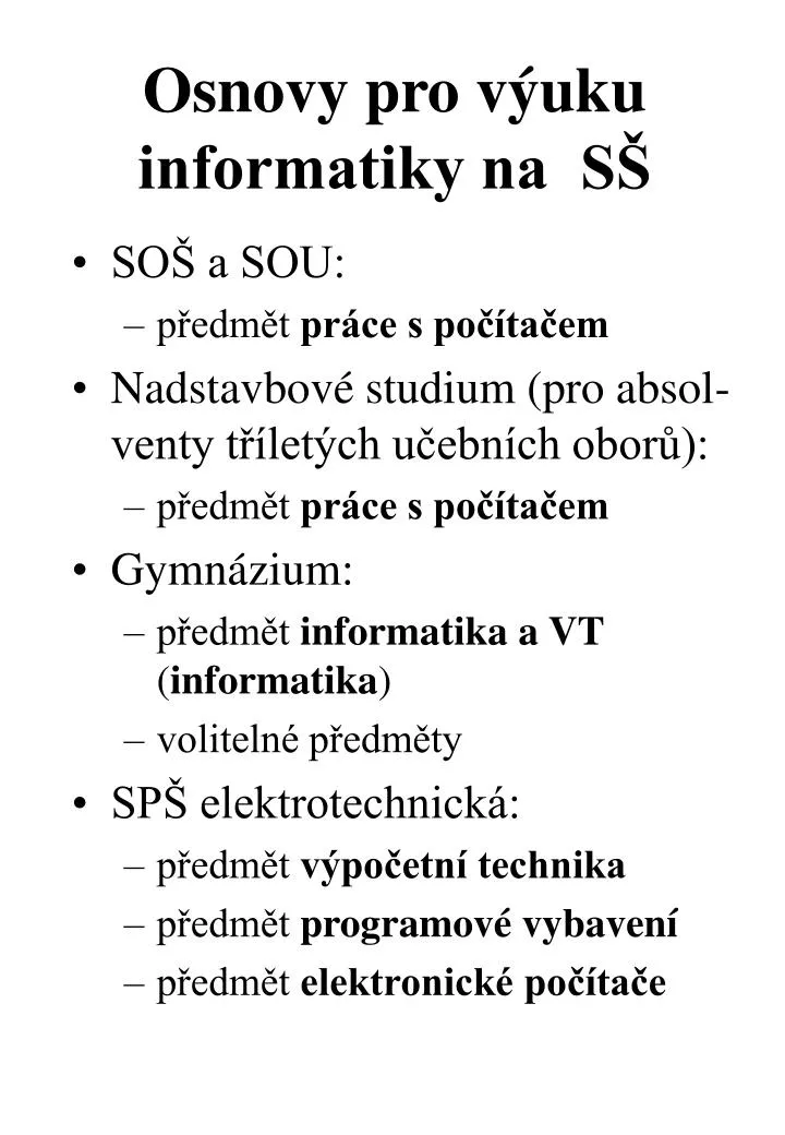 osnovy pro v uku informatiky na s