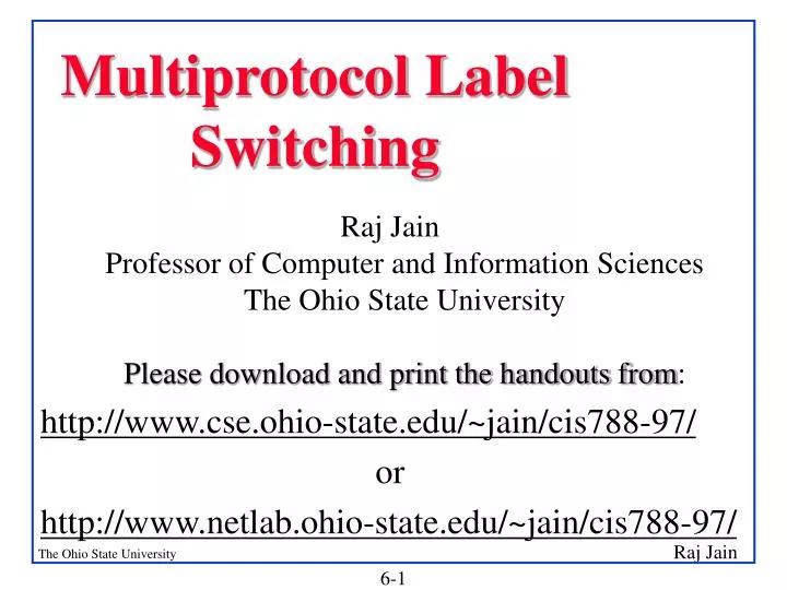 multiprotocol label switching