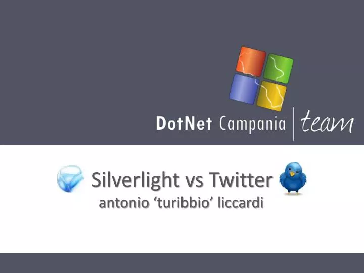 silverlight vs twitter