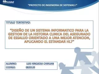 proyecto de ingenieria de sistemas i
