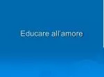 Educare all’amore - slide 1