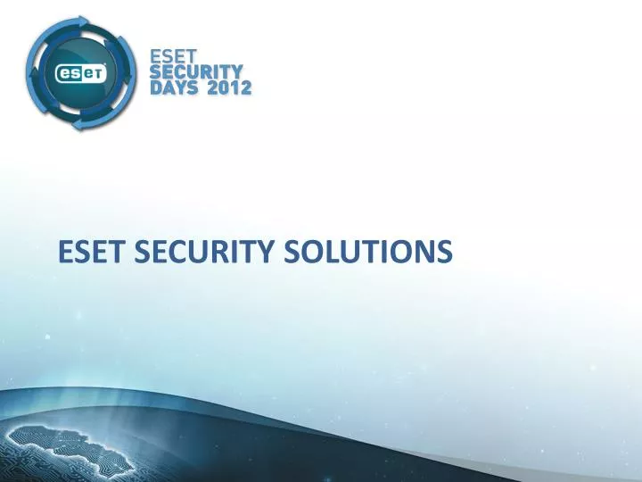 eset security solutions