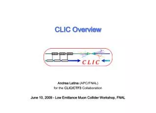CLIC Overview