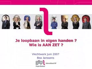 je loopbaan in eigen handen wie is aan zet