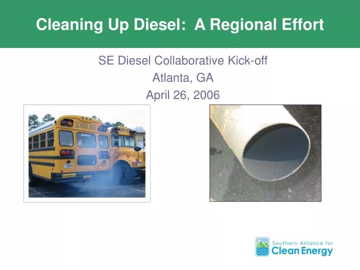 cleaning up diesel a regional effort