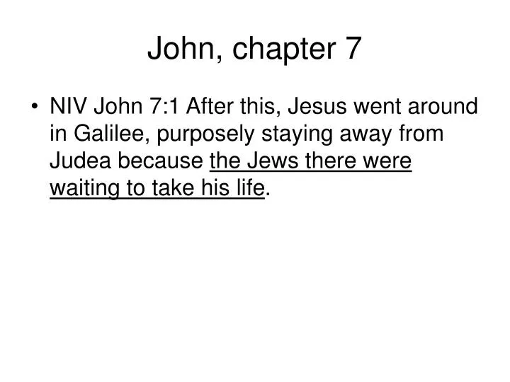john chapter 7