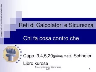 chi fa cosa contro che