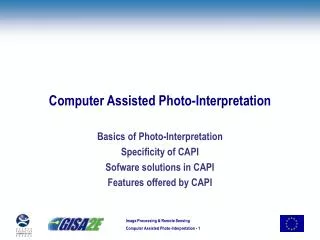 Computer Assisted Photo-Interpretation