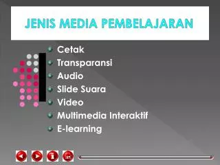 jenis media pembelajaran