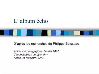 l album cho