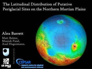 The Latitudinal Distribution of Putative Periglacial Sites on the Northern Martian Plains