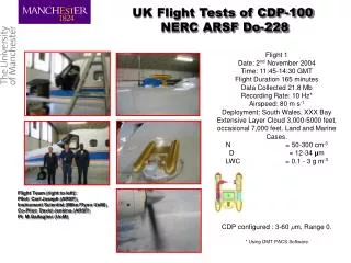 UK Flight Tests of CDP-100 NERC ARSF Do-228
