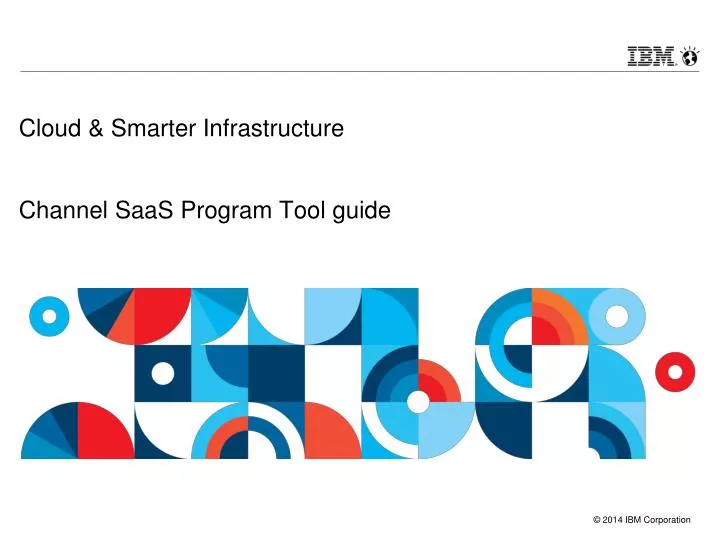 cloud smarter infrastructure channel saas program tool guide
