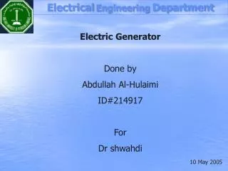 Electrical Engineering Department