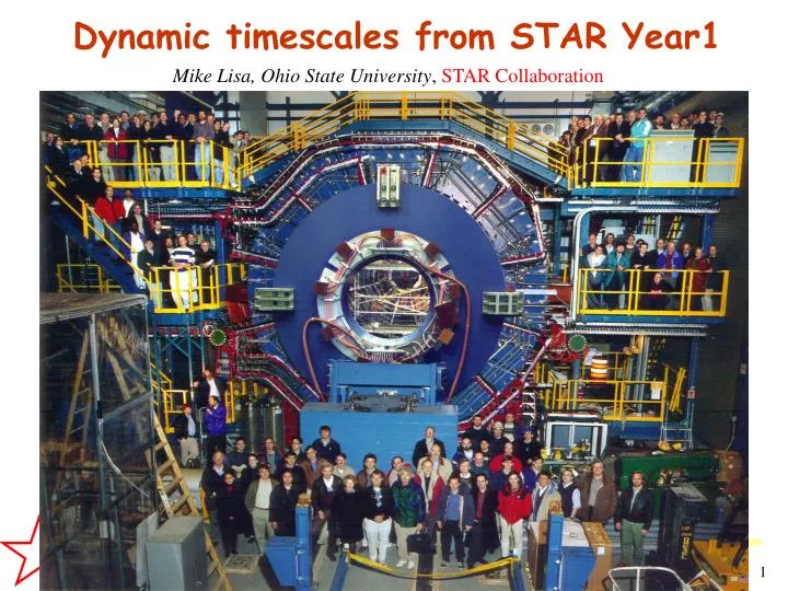 dynamic timescales from star year1
