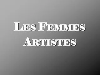 l es f emmes