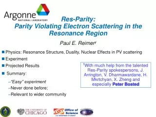 Res-Parity: Parity Violating Electron Scattering in the Resonance Region