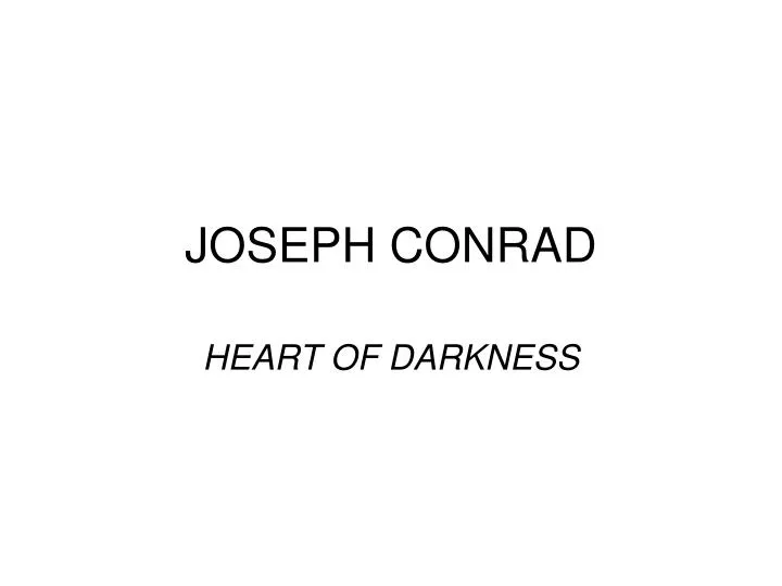 joseph conrad