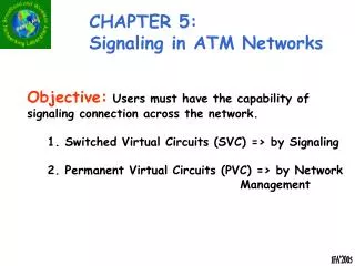 CHAPTER 5: Signaling in ATM Networks