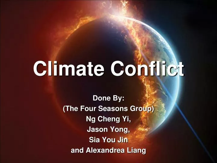 climate conflict