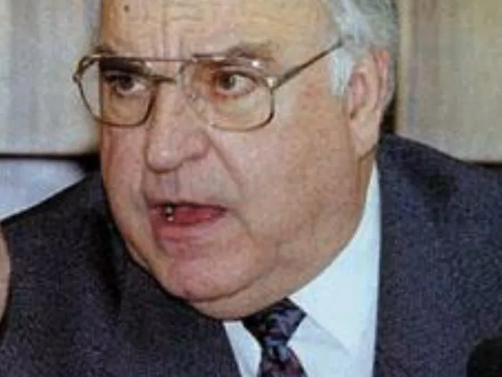 harmut kohl chancellor brd