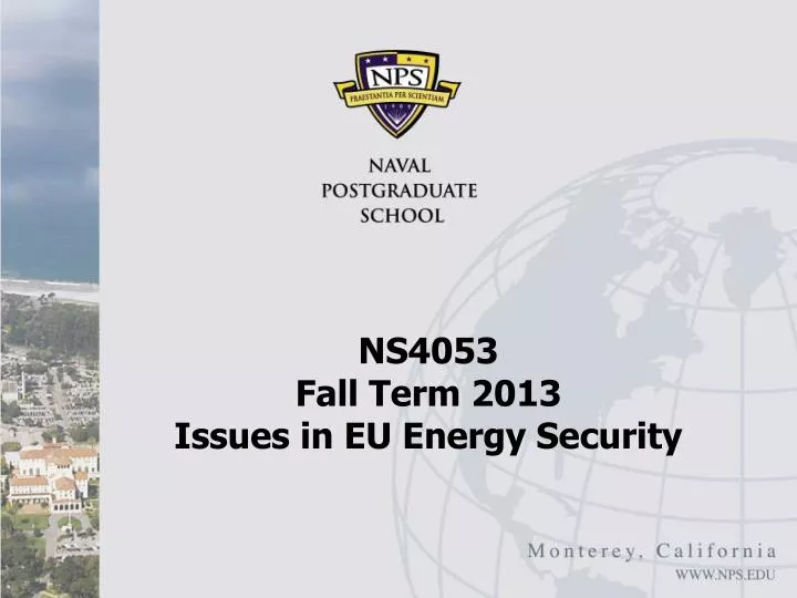 ns4053 fall term 2013 issues in eu energy security