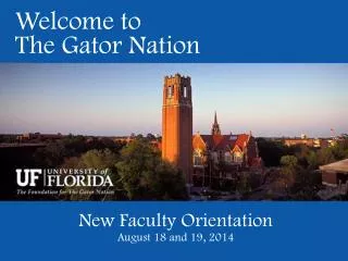 Welcome to The Gator Nation